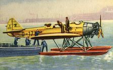 First catapult post delivery, 1929, (1932). Creator: Unknown