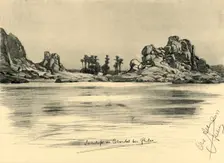 First Cataract near the Island of Philae on the River Nile, Egypt, 1898. Creator: Christian Wilhelm Allers