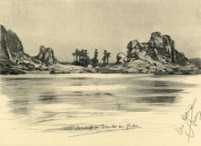 First Cataract near the Island of Philae on the River Nile, Egypt, 1898. Creator: Christian Wilhelm Allers