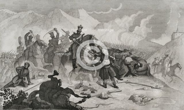 First Carlist War, (1833-1840): Northern Front, 1842. Creator: Pedro Celestino Mare.