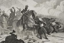 First Carlist War, (1833-1840): Northern Front, 1842. Detail. Creator: Pedro Celestino Mare