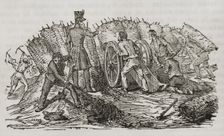 First Carlist War, (1833-1840): Action at Vargas, November 3, 1833, (1842). Creator: Unknown