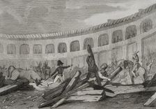 First Carlist War, (1833-1840): Anti-clerical riots of 1835, (1845). Creator: Martinez