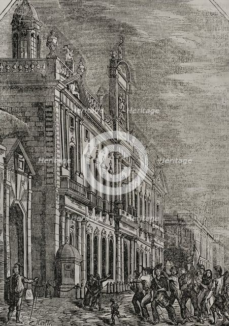 First Carlist War, (1833-1840): Anti-clerical riots of 1835, (1845). Creator: Martinez.