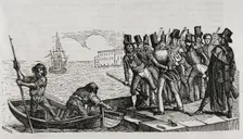 First Carlist War, (1833-1840), Barcelona, Catalonia, 1836, (1845). Creators: Chamorro, Miranda