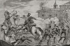 First Carlist War (1833-1840): Battle of Villarrobledo (20 September 1836), 1845. Creators: Antonio Gómez y Cros, Jose Gomez