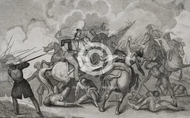 First Carlist War (1833-1840): Battle of Villarrobledo (20 September 1836), 1845. Creators: Antonio Gómez y Cros, Jose Gomez.