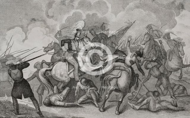 First Carlist War (1833-1840): Battle of Villarrobledo (20 September 1836), 1845. Creators: Antonio Gómez y Cros, Jose Gomez.