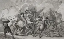 First Carlist War (1833-1840): Battle of Villarrobledo (20 September 1836), 1845. Creators: Antonio Gómez y Cros, Jose Gomez