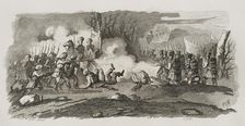 First Carlist War, (1833-1840): Battle of Alsasua, April 22, 1834, (1842). Creator: Pedro Celestino Mare