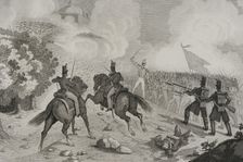 First Carlist War, (1833-1840): Battle of Calanda (6 December 1833), 1842. Creators: Manuel Miranda, Pedro Celestino Mare