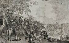 First Carlist War, (1833-1840): Battle of Elzaburu, (12 March 1835), 1845. Creator: Miranda