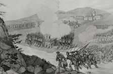 First Carlist War, (1833-1840): Battle of Mendigorria, (16th July 1835), 1845 . Creator: Manuel Miranda