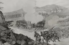 First Carlist War, (1833-1840): Battle of Mendigorria, (16th July 1835), 1845 . Creator: Manuel Miranda