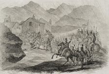 First Carlist War, (1833-1840): Battle of Nazar and Asarta, 29 December 1833, (1842). Creator: Unknown