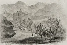 First Carlist War, (1833-1840): Battle of Nazar and Asarta, 29 December 1833, (1842). Creator: Unknown