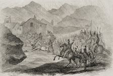 First Carlist War, (1833-1840): Battle of Nazar and Asarta, 29 December 1833, (1842). Creator: Unknown