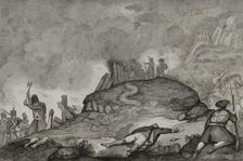 First Carlist War (1833-1840): Battle of Ormaiztegui (3 January 1835), 1845. Creators: Francisco Sainz, Juan Garrafa