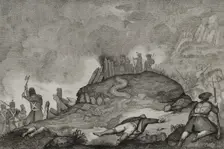 First Carlist War (1833-1840): Battle of Ormaiztegui (3 January 1835), 1845. Creators: Francisco Sainz, Juan Garrafa