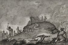 First Carlist War (1833-1840): Battle of Ormaiztegui (3 January 1835), 1845. Creators: Francisco Sainz, Juan Garrafa
