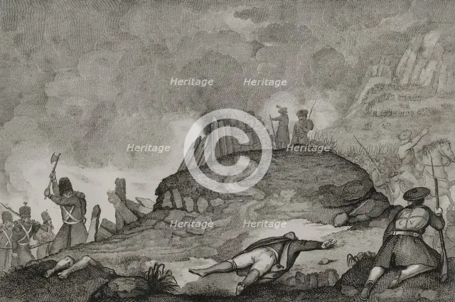 First Carlist War (1833-1840): Battle of Ormaiztegui (3 January 1835), 1845. Creators: Francisco Sainz, Juan Garrafa.