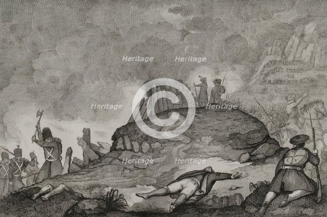 First Carlist War (1833-1840): Battle of Ormaiztegui (3 January 1835), 1845. Creators: Francisco Sainz, Juan Garrafa.