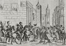 First Carlist War, (1833-1840): General Espartero's entry into Bilbao, Third Siege of Bilbao...1845. Creator: Unknown