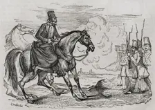 First Carlist War, (1833-1840): Jerónimo Merino Cob, known as Cura Merino (1769-1844), a..., 1842. Creator: Vicente Urrabieta