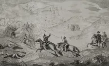 First Carlist War (1833-1840): The front in Valencia, Battle of Chiva (2nd April 1836), 1845. Creators: Antonio Gómez y Cros, Jose Gomez