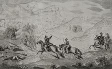 First Carlist War (1833-1840): The front in Valencia, Battle of Chiva (2nd April 1836), 1845. Creators: Antonio Gómez y Cros, Jose Gomez