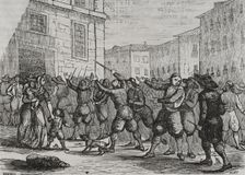 First Carlist War: Manacor, (Majorca Island), "Sa Llorençada" or "Es Rebumbori" (9 Aug 1835). Creator: Villegas