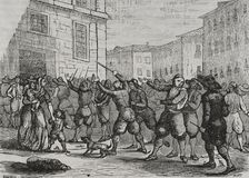 First Carlist War: Manacor, (Majorca Island), "Sa Llorençada" or "Es Rebumbori" (9 Aug 1835). Creator: Villegas