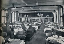 First Class Dining Saloon on board Victoria 1931