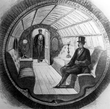 First class subterranean travel, 19th century. Creator: Unknown
