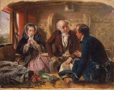 First Class-The Meeting. "And at first meeting loved.", 1855. Creator: Abraham Solomon