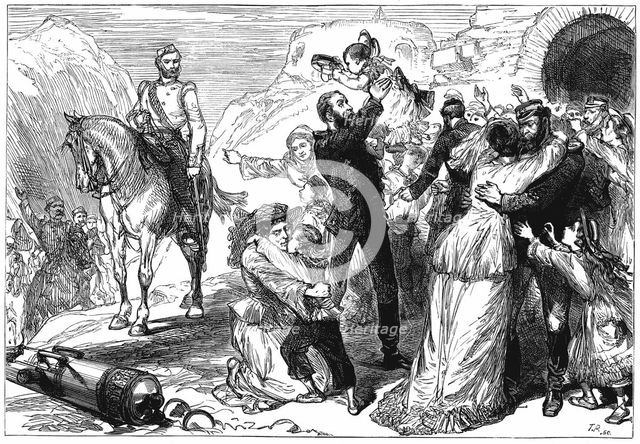 First Anglo-Afghan War 91838-1842), c1880. Artist: Unknown