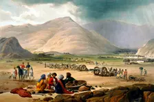 First Anglo-Afghan War, 1838-1842. Artist: James Atkinson