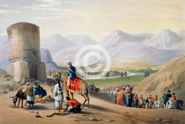 First Anglo-Afghan War 1838-1842. Artist: James Atkinson