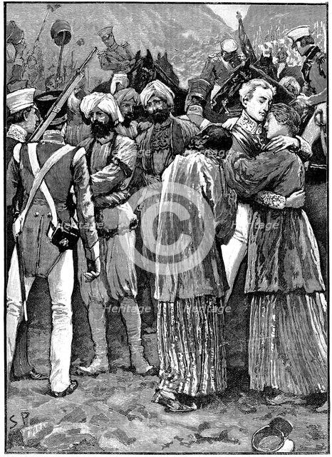 First Anglo-Afghan War (1838-1842), c1885. Artist: Unknown