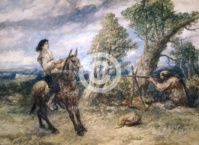 'First Adventure of Gil Blas', 1892.  Artist: Sir John Gilbert