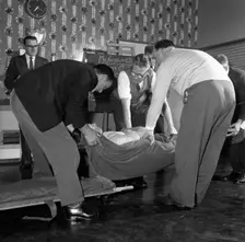 First aid competition, Mexborough, South Yorkshire, 1961. Creator: Michael Walters