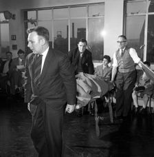 First aid competition, Mexborough, South Yorkshire, 1961. Creator: Michael Walters