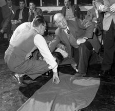 First aid competition, Mexborough, South Yorkshire, 1961. Creator: Michael Walters