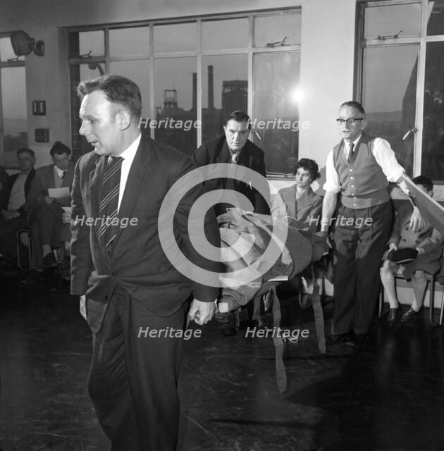 First aid competition, Mexborough, South Yorkshire, 1961. Artist: Michael Walters