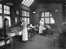 First aid room, Wolseley car factory, Birmingham, 1920s
