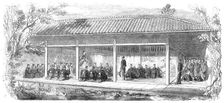 First audience of a British minister with the Tycoon of Japan at Jeddo..., 1860. Creator: Unknown