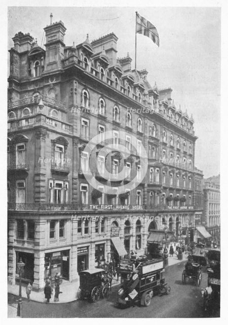 'First Avenue Hotel', 1912. Artist: Unknown.