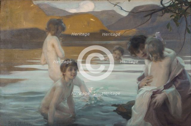 First bath, c1907. Creator: Paul Chabas.