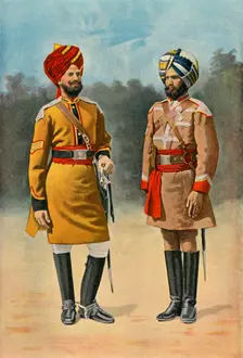 First Bengal Cavalry and Guide Cavalry 1901. Creator: Gregory & Co