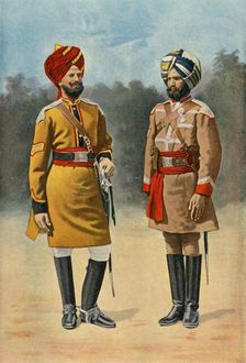 First Bengal Cavalry and Guide Cavalry 1901. Creator: Gregory & Co